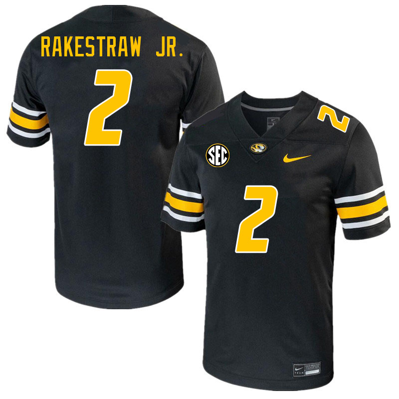 Men-Youth #2 Ennis Rakestraw Jr. Missouri Tigers College 2023 Football Stitched Jerseys Sale-Black - Click Image to Close